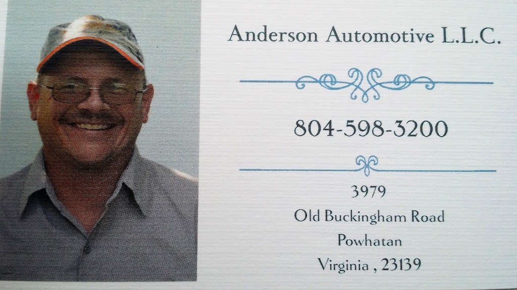 Anderson Automotive | 3979 Old Buckingham Rd, Powhatan, VA 23139, USA | Phone: (804) 598-3200