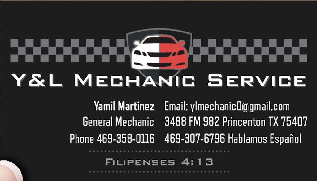 Y&L Mechanic Service Solution | 3484 FM982, Princeton, TX 75407, USA | Phone: (469) 358-0116