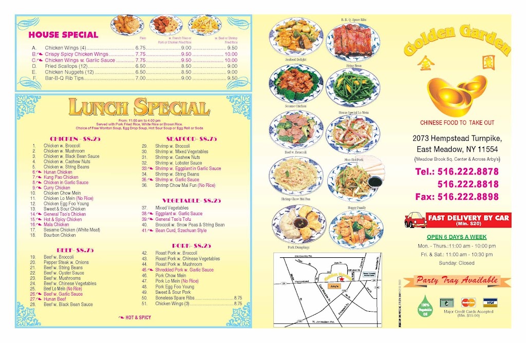 Golden Garden (East Meadow) | 2073 Hempstead Tpke, East Meadow, NY 11554, USA | Phone: (516) 222-8878