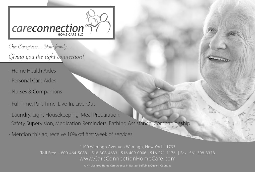 Care Connection Home Care LLC | 1100 Wantagh Ave, Wantagh, NY 11793, USA | Phone: (516) 308-4633