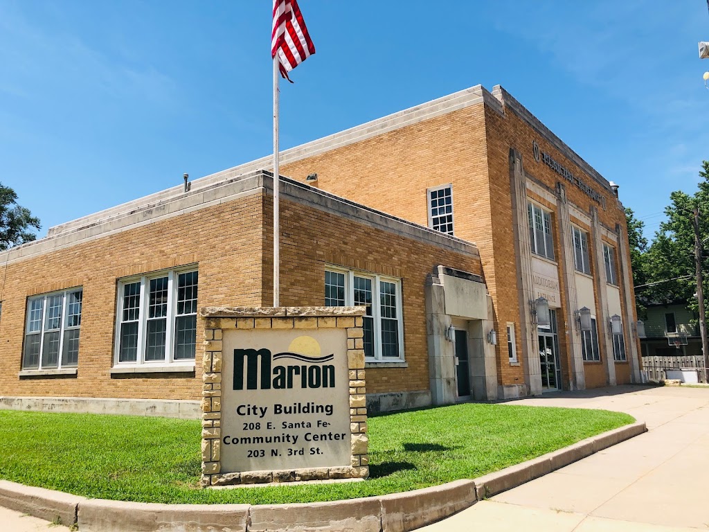 Marion City Office | 208 Santa Fe St, Marion, KS 66861, USA | Phone: (620) 382-3703