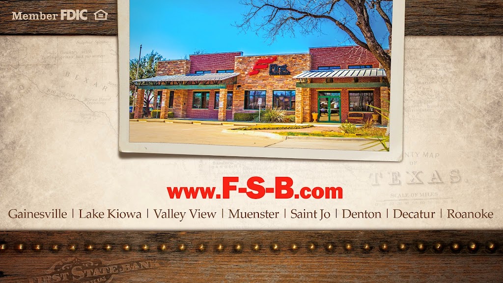 First State Bank | 211 S Oak St, Roanoke, TX 76262, USA | Phone: (817) 490-1945