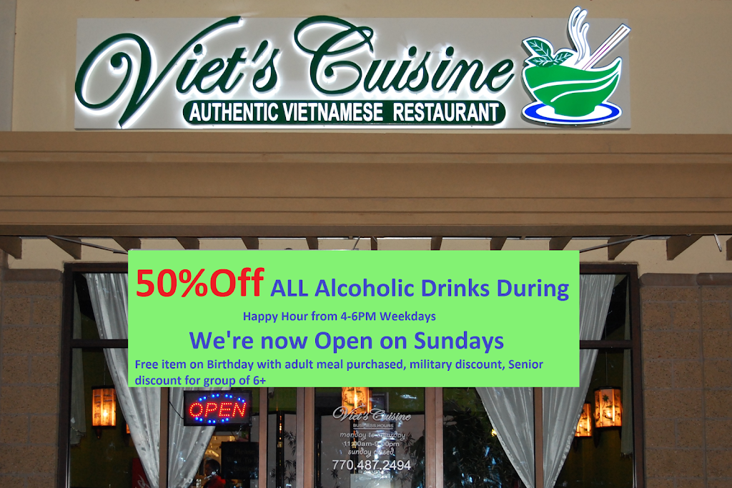 Viets Cuisine | 2828 GA-54, Peachtree City, GA 30269 | Phone: (770) 487-2494