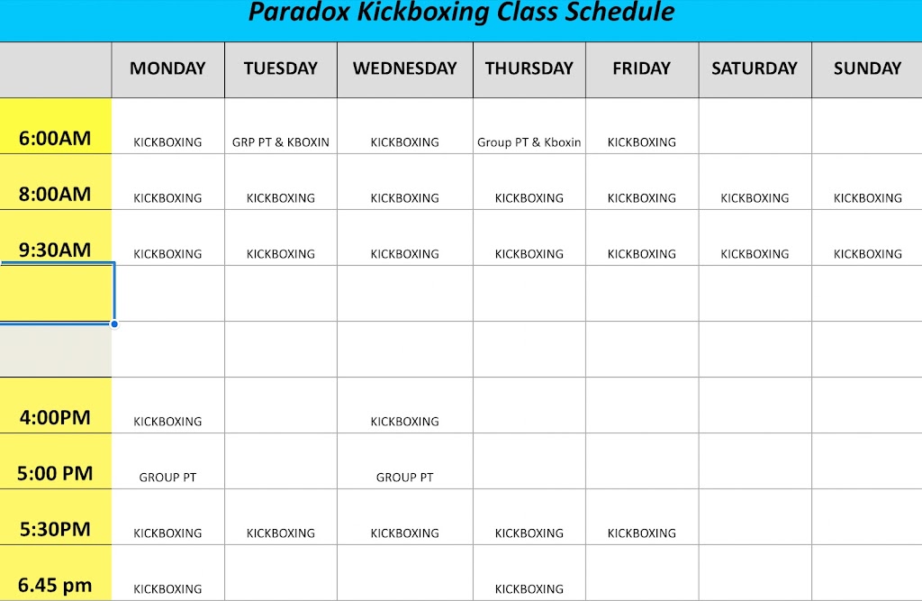 Paradox Fitness & Kickboxing | 20 Meadow Cir Dr #218, Lake St Louis, MO 63367, USA | Phone: (636) 265-1103