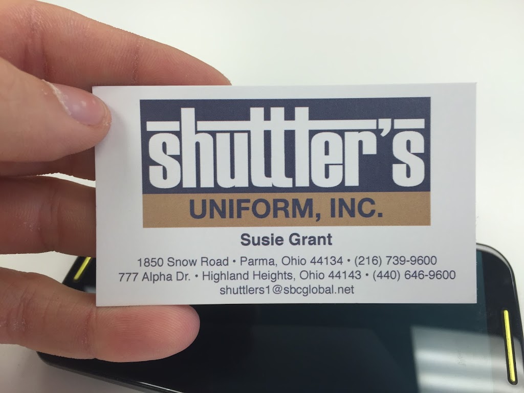 Shuttlers Uniforms Inc | 777 Alpha Dr, Highland Heights, OH 44134, USA | Phone: (440) 646-9600