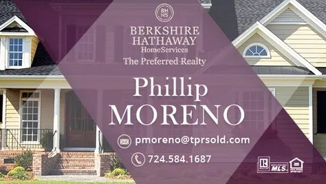 Phillip Moreno-Realtor Berkshire Hathaway Home Services | 730 Parkwood Dr # 300, Cranberry Twp, PA 16066, USA | Phone: (724) 584-1687