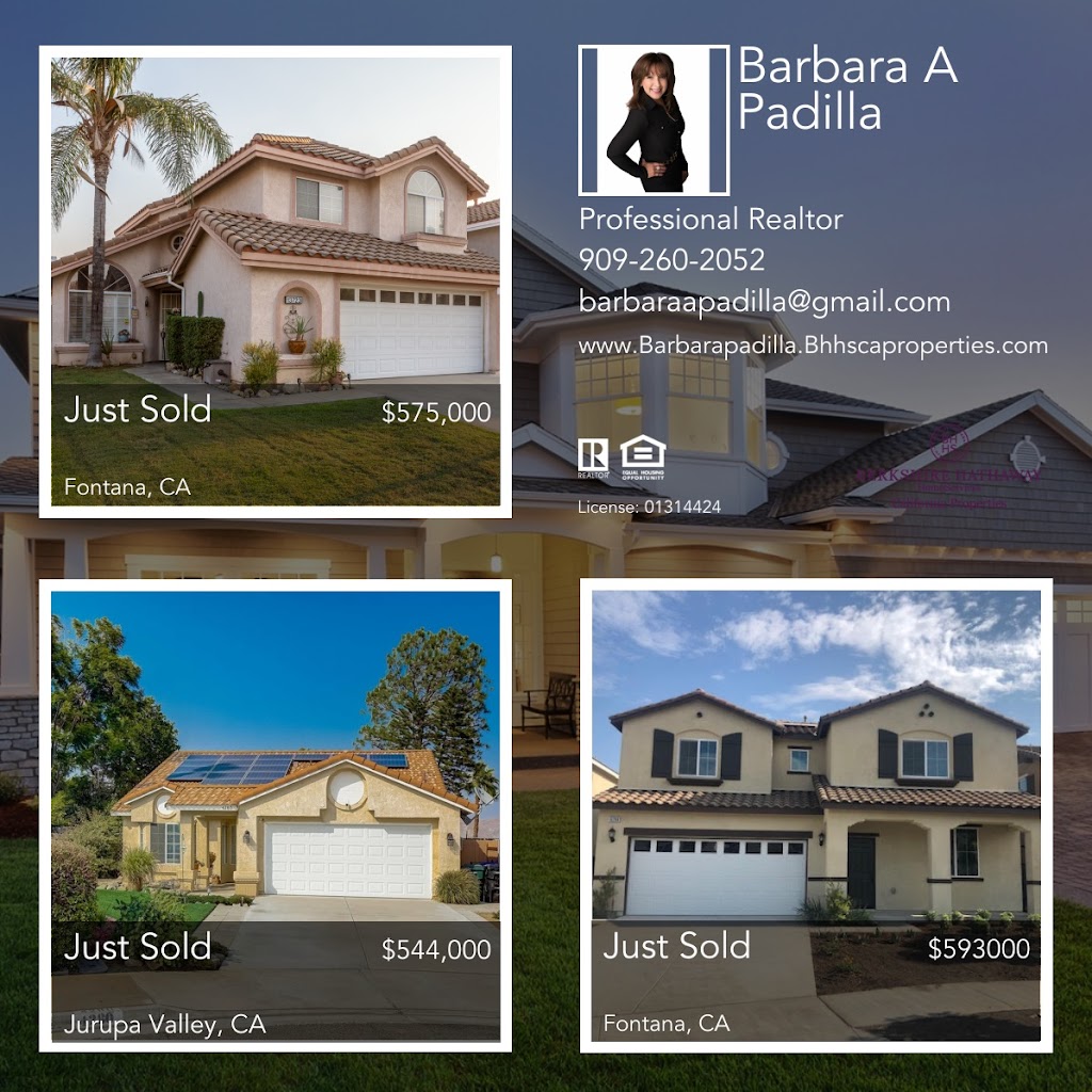 Barbara A. Padilla, Realtor | 5500 E Santa Ana Canyon Rd, Anaheim, CA 92807, USA | Phone: (909) 260-2052