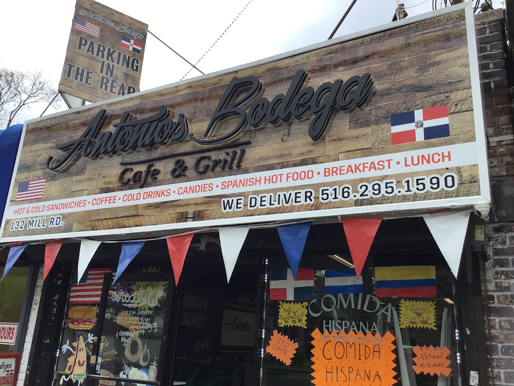 Antonio’s Bodega & Deli & cafe & grill | 132 Mill Rd, Valley Stream, NY 11581, USA | Phone: (516) 295-1590