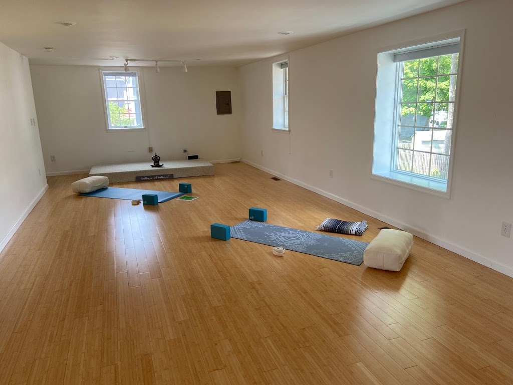 Eileen Into Yoga | Carriage House, 1 S Main St Rear, Yardley, PA 19067, USA | Phone: (267) 210-7224