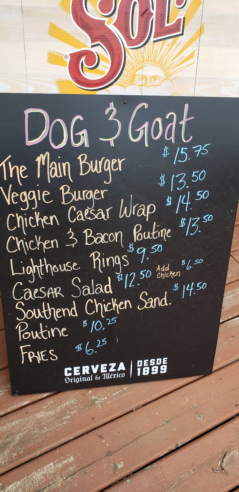 The Dog & Goat Restaurant | 11 W Shore Rd, Pelee Island, ON N0R 1M0, Canada | Phone: (519) 724-2456