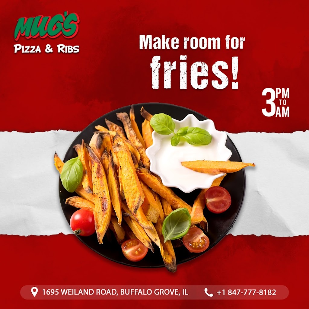 Mugs Pizza & Ribs @ Buffalo Grove IL | 1695 Weiland Rd, Buffalo Grove, IL 60089, USA | Phone: (847) 777-8182