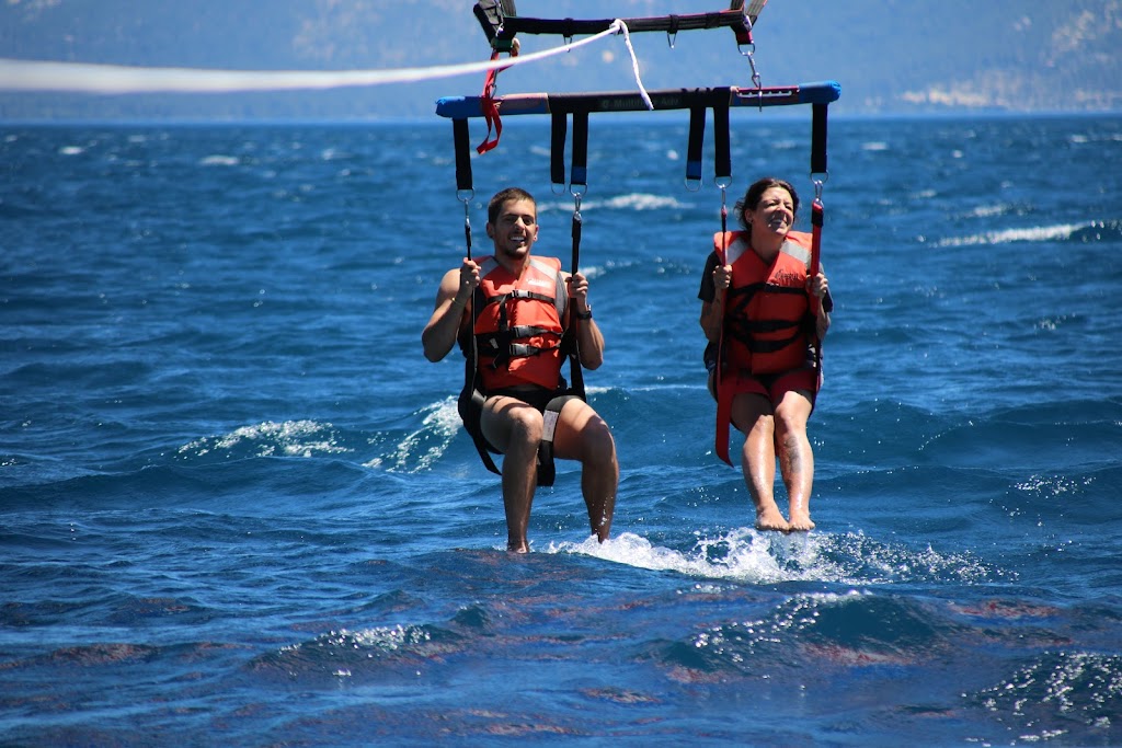 Lake Tahoe Parasail-North Tahoe Watersports~Tahoe City | Marina, 700 N Lake Blvd, Tahoe City, CA 96145, USA | Phone: (530) 583-7245