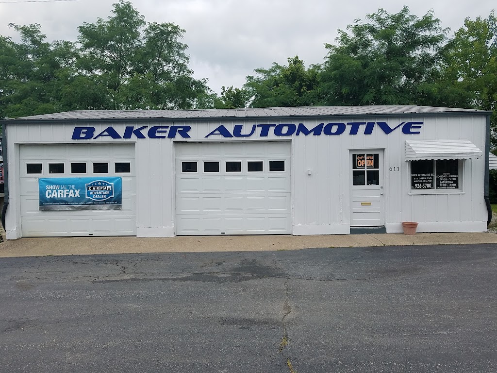 Baker Automotive | 611 Green Blvd, Aurora, IN 47001, USA | Phone: (812) 926-3700