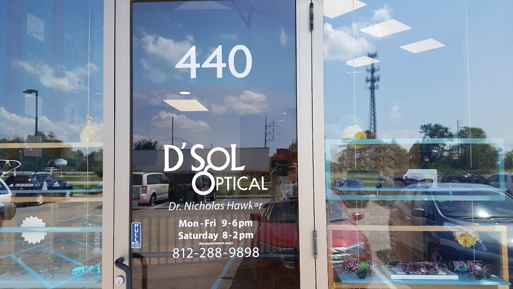 D Sol Optical | 440 Patrol Rd, Jeffersonville, IN 47130, USA | Phone: (812) 288-9898
