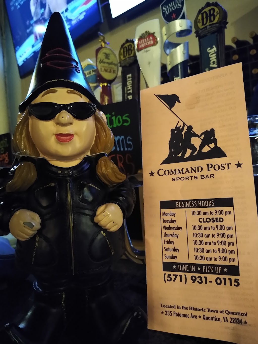 Command Post Sports Bar | 335 Potomac Ave, Quantico, VA 22134, USA | Phone: (571) 931-0115