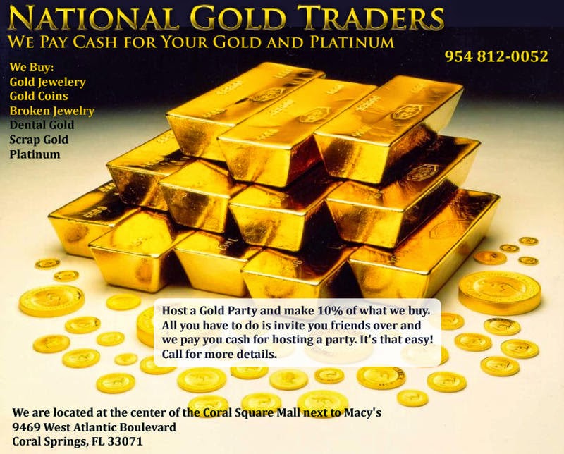 National Gold Traders | 9469 W Atlantic Blvd, Coral Springs, FL 33071 | Phone: (954) 812-0052