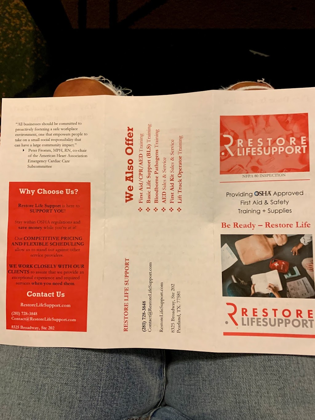 Restore Life Support | 8325 Broadway St #202, Pearland, TX 77581, USA | Phone: (713) 256-7340