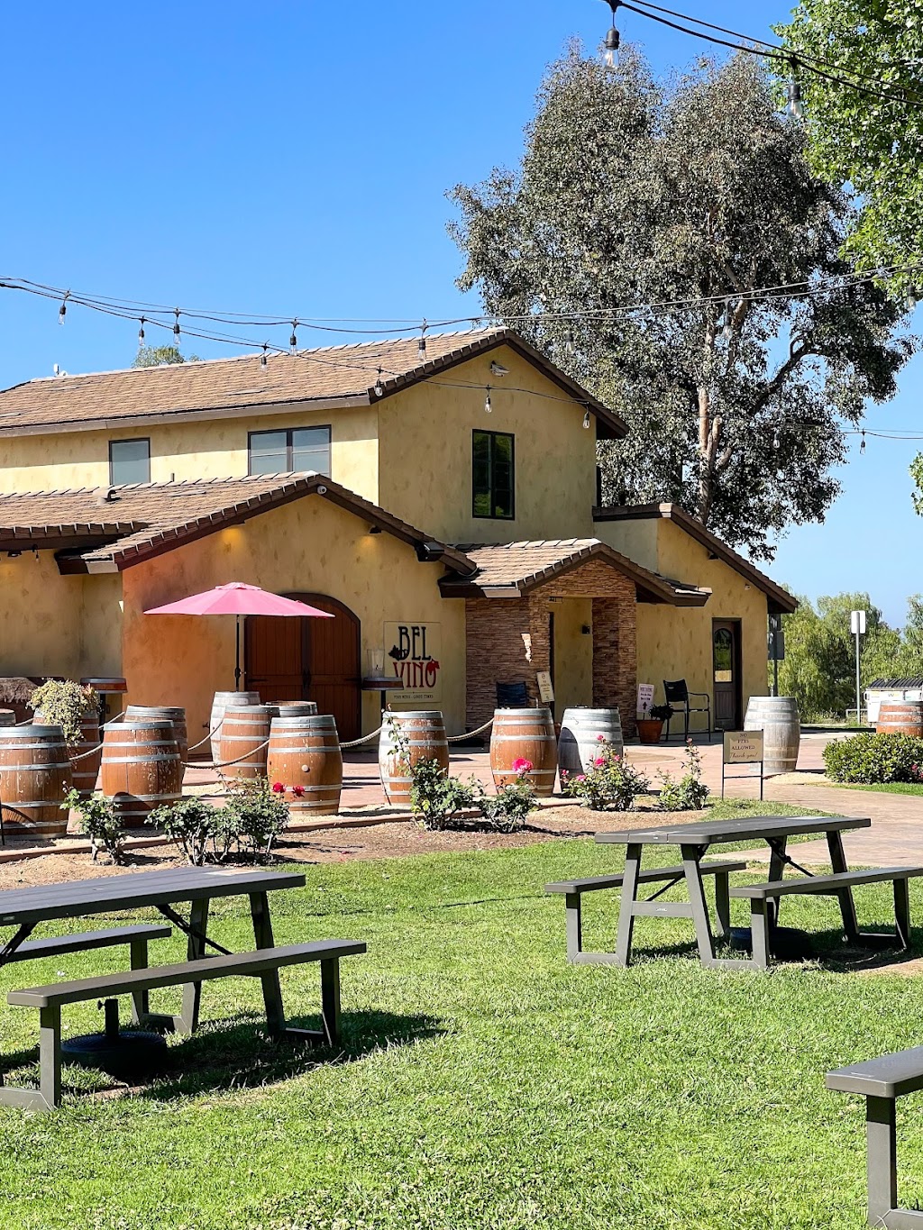 Bel Vino Winery | 33515 Rancho California Rd, Temecula, CA 92591, USA | Phone: (951) 676-6414