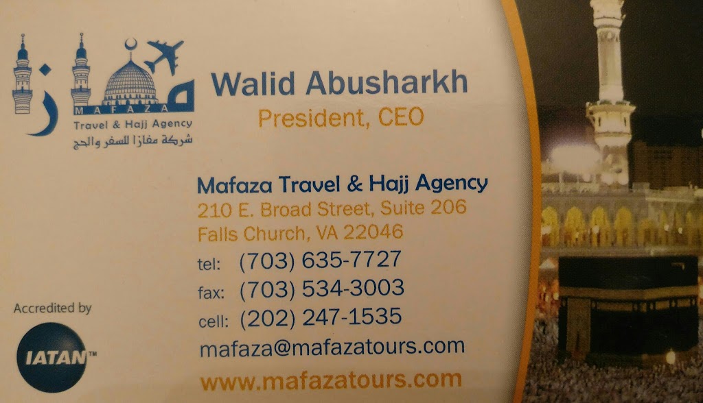 Mafaza Travel & Hajj Agency | 210 E Broad St #206, Falls Church, VA 22046, USA | Phone: (703) 635-7727