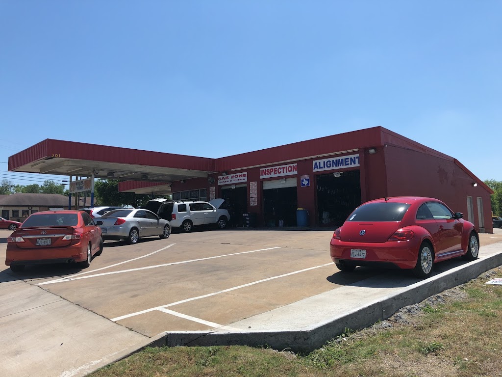 Car Zone Tires & Wheels | 301 N Belt Line Rd, Grand Prairie, TX 75050, USA | Phone: (972) 282-9663