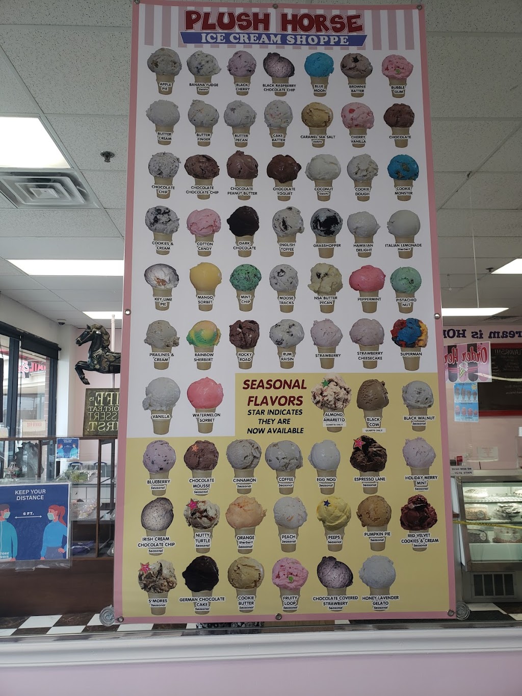 Plush Horse Ice Cream Shop - Tinley Park | 7903 W 171st St, Tinley Park, IL 60477, USA | Phone: (708) 444-1800