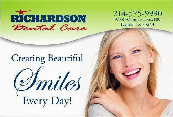 Richardson Dental Care | 9788 Walnut St #100, Dallas, TX 75243, USA | Phone: (214) 575-9990