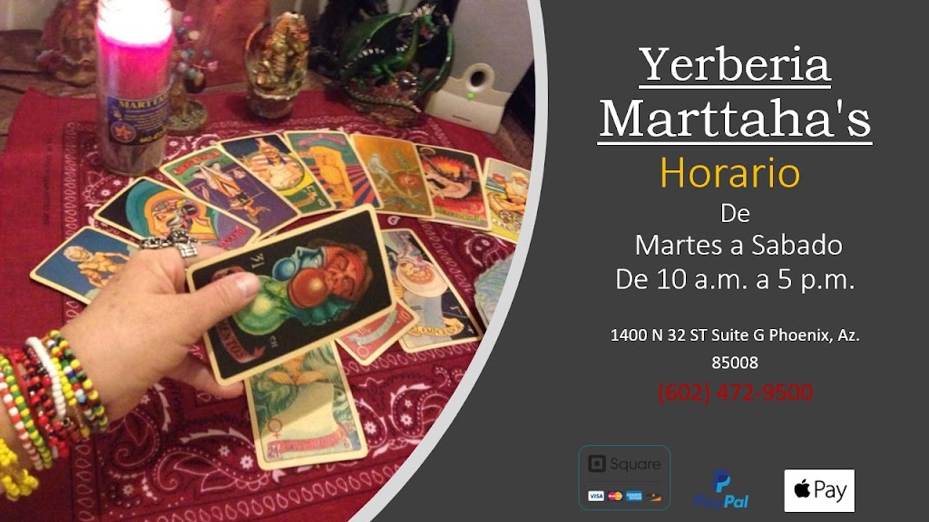 YERBERIA MARTTAHAS | 1400 N 32nd St, Phoenix, AZ 85008, USA | Phone: (602) 472-9500