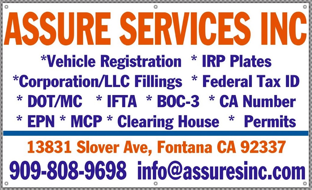 Assure Services Inc | 13831 Slover Ave, Fontana, CA 92337, USA | Phone: (909) 808-9698