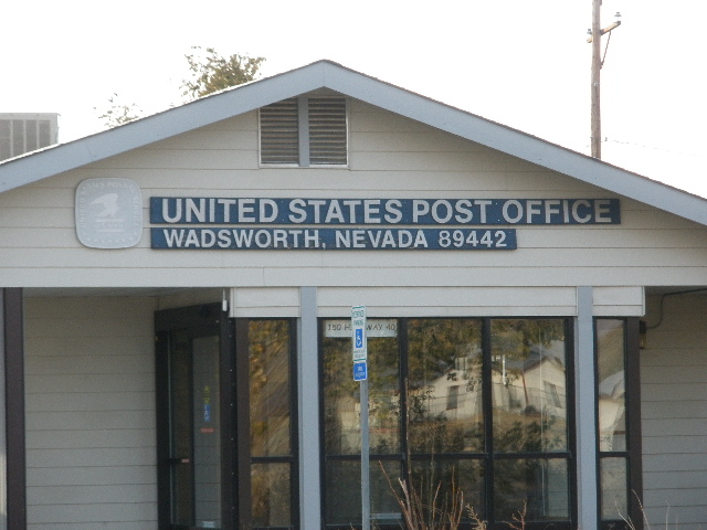 Wadsworth Post Office | 150 US HIGHWAY 40, Wadsworth, NV 89442 | Phone: (775) 575-4667