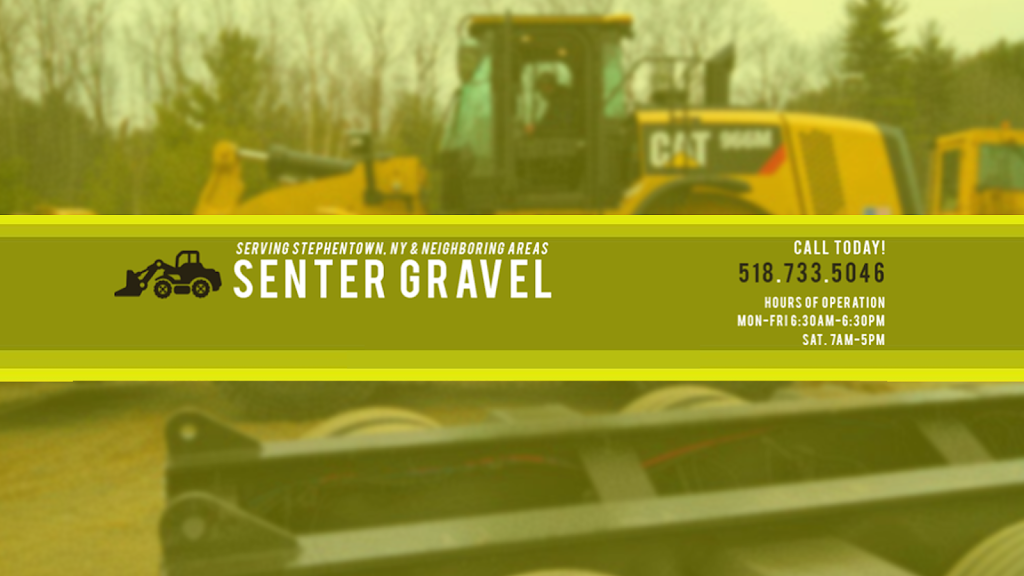 Senter Gravel | 160 Staples Rd, Stephentown, NY 12168, USA | Phone: (518) 733-5046