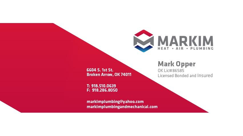 Markim Plumbing | 13283 S 202nd E Ave, Broken Arrow, OK 74014, USA | Phone: (918) 510-0639