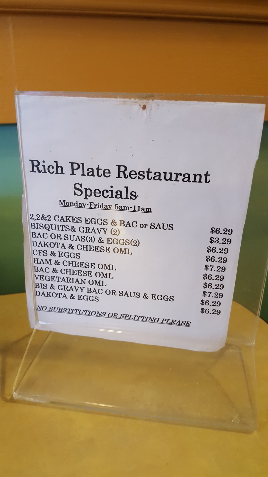 Rich Plate Restaurant & Café | 13410, Lockeford, CA 95237, USA | Phone: (209) 727-0000