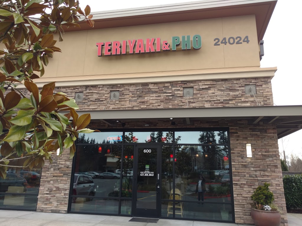 Teriyaki & Pho | 24024 Bothell Everett Hwy, Bothell, WA 98021, USA | Phone: (425) 408-0045