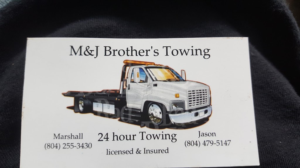 M & j brothers towing | 4933 Stewart Ln, Disputanta, VA 23842, USA | Phone: (804) 704-9109