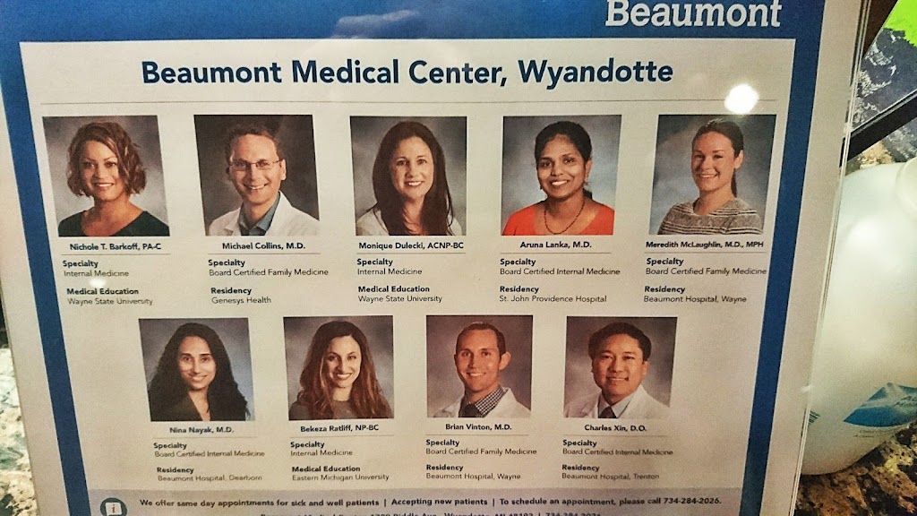 Beaumont Medical Building - Wyandotte | 1700 Biddle Ave, Wyandotte, MI 48192, USA | Phone: (734) 284-2026