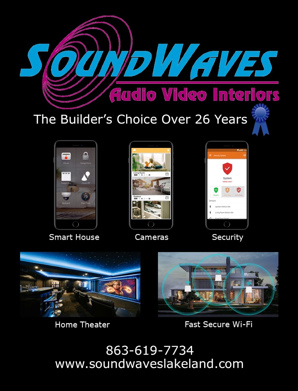 Soundwaves Audio Video Interiors | 2107 E Edgewood Dr, Lakeland, FL 33803, USA | Phone: (863) 619-7734