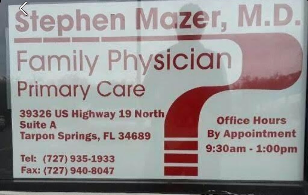 Dr. Stephen B. Mazer, MD | 39326 US Hwy 19 N Suite A, Tarpon Springs, FL 34689, USA | Phone: (727) 935-1933