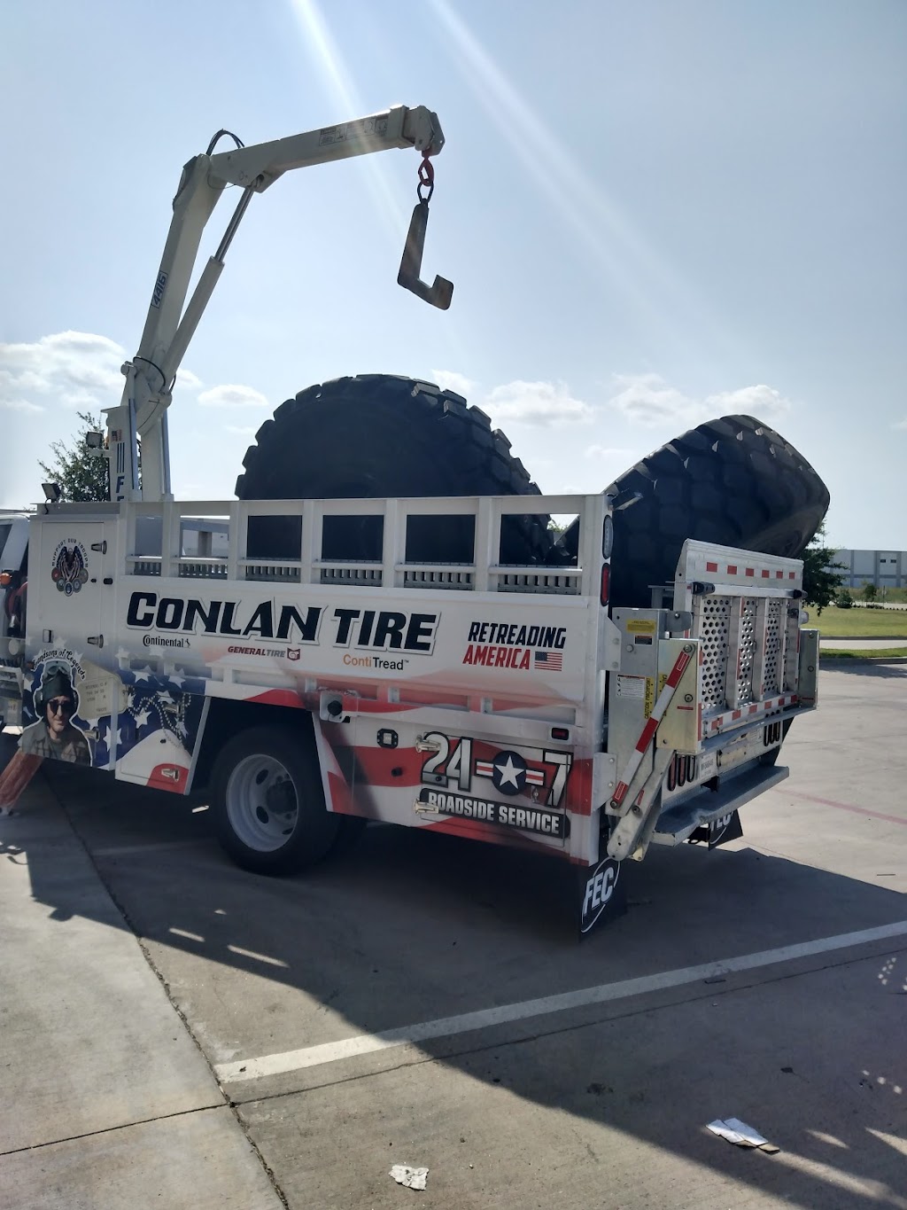 Conlan Tire Co. | 4003 Grand Lakes Way Suite 400, Grand Prairie, TX 75050 | Phone: (972) 729-5662