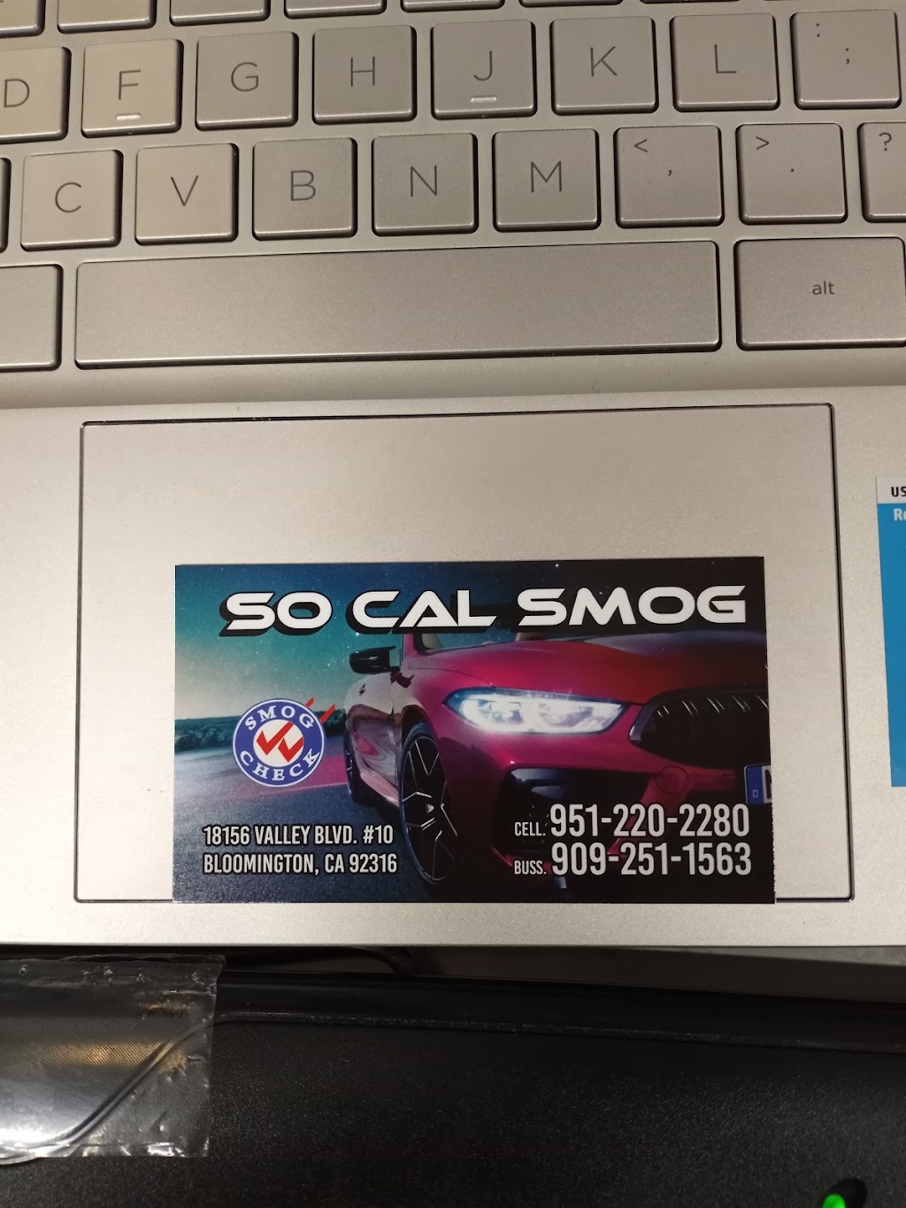 SO CAL SMOG | 18156 Valley Blvd #10, Bloomington, CA 92316, USA | Phone: (909) 251-1563