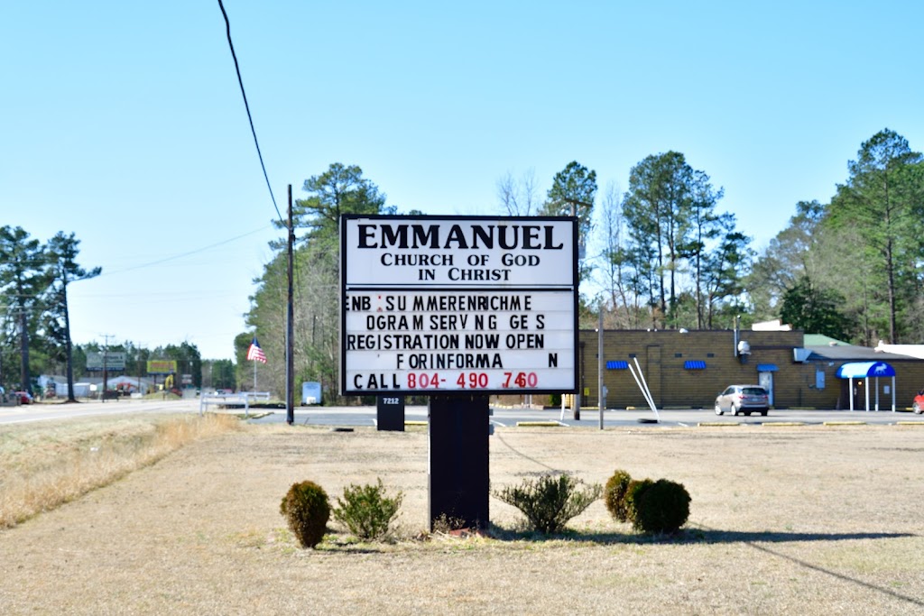 Emmanuel Church of God in Christ | 7204 Boydton Plank Rd, Petersburg, VA 23803, USA | Phone: (804) 490-7640