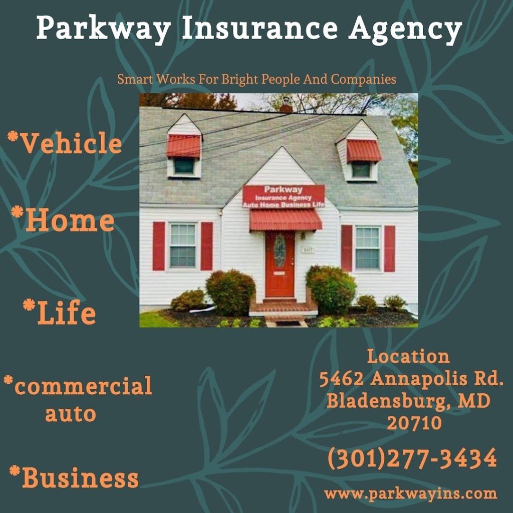 Parkway Insurance Agency Auto Home Business Life | 5462 Annapolis Rd, Bladensburg, MD 20710, USA | Phone: (301) 277-3434