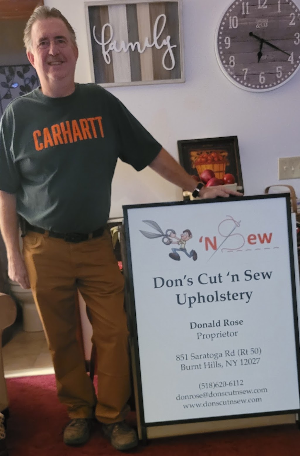 Dons Cut n Sew Upholstery | 851 Saratoga Rd (Rt, 50, Burnt Hills, NY 12027, USA | Phone: (518) 620-6112