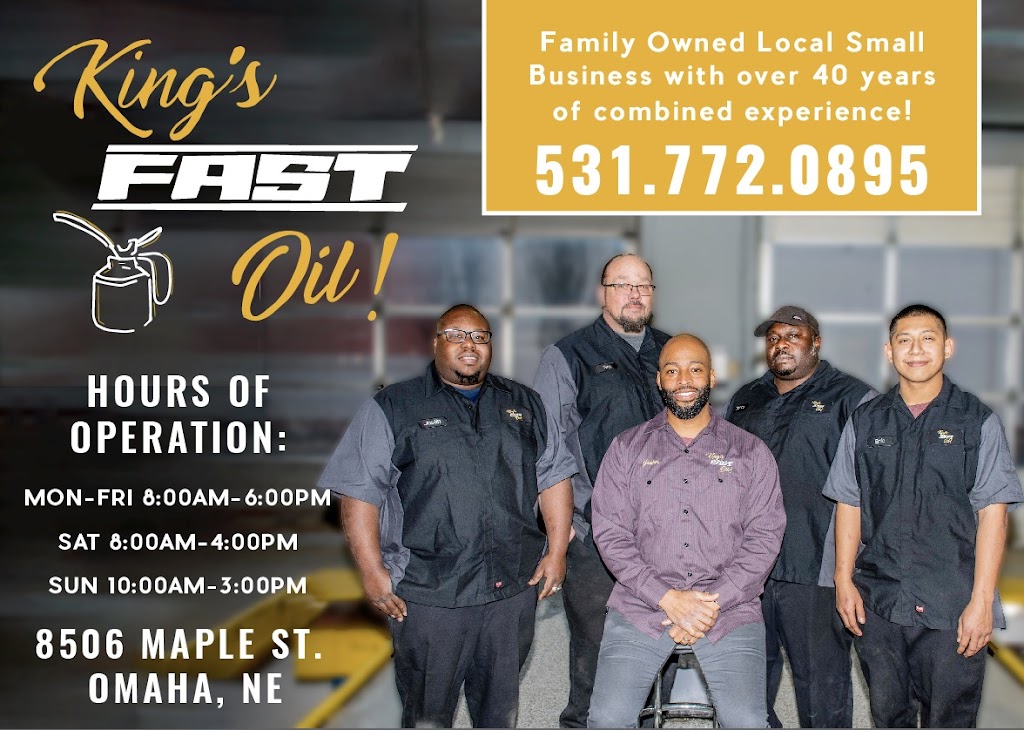 Kings Fast Oil | 8506 Maple St, Omaha, NE 68134, USA | Phone: (531) 772-0895