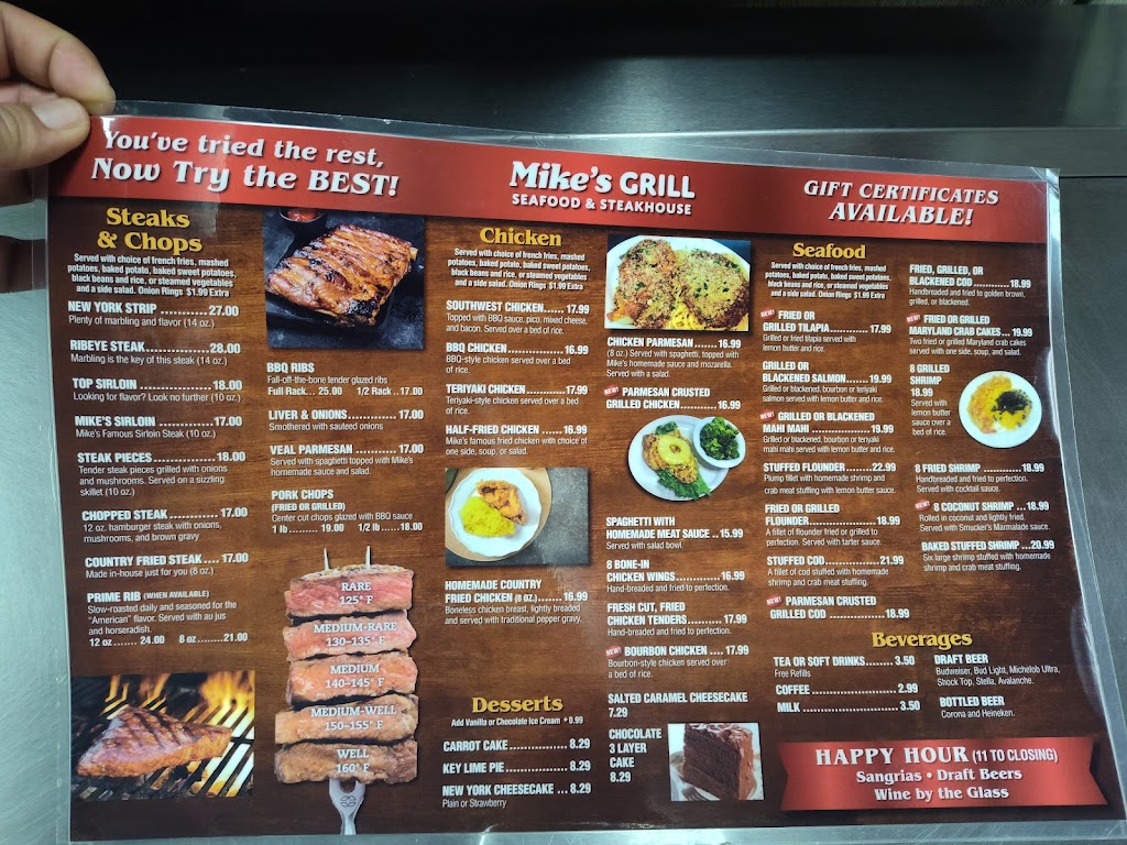 The Original Mikes Grill | 1037 N Broadway Ave, Bartow, FL 33830, USA | Phone: (863) 800-3130