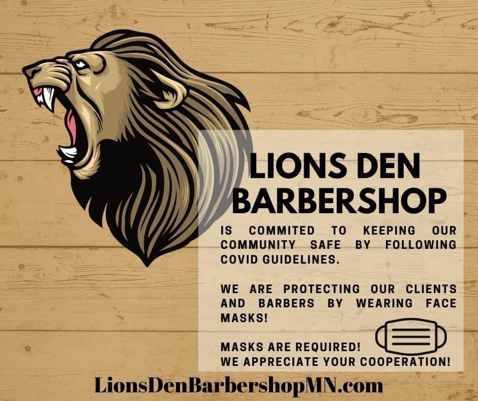Lions Den Barbershop MN | 6282 Boone Ave N, Brooklyn Park, MN 55428, USA | Phone: (612) 258-9109