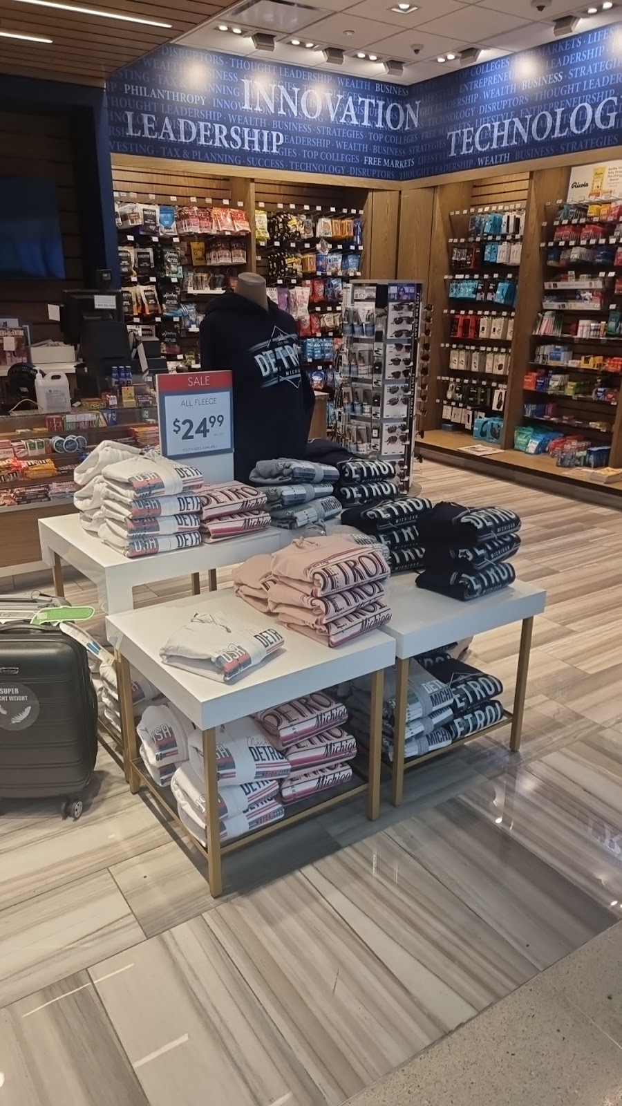 Forbes Travel Store | McNamara Terminal, Between Gates A53 and A55, Worldgateway Pl, Detroit, MI 48242, USA | Phone: (734) 720-1255