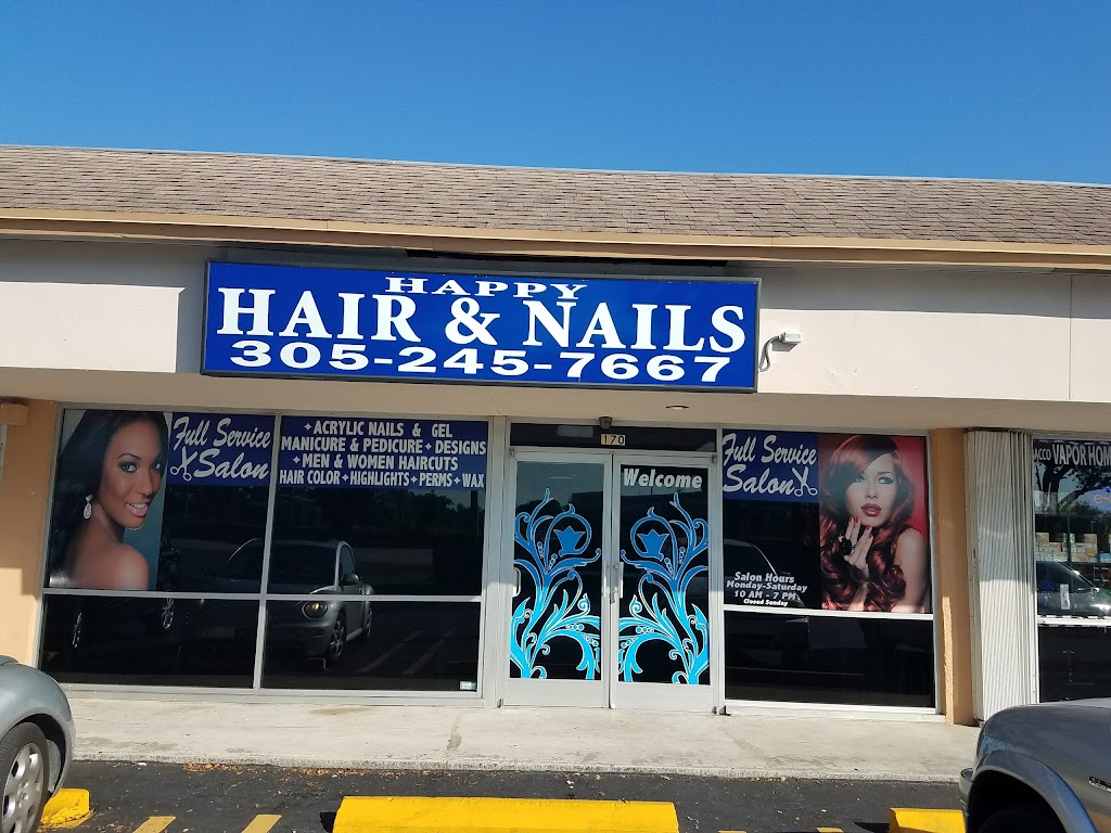 Happy Hair & Nails | 170 N Homestead Blvd, Homestead, FL 33030, USA | Phone: (305) 245-7667