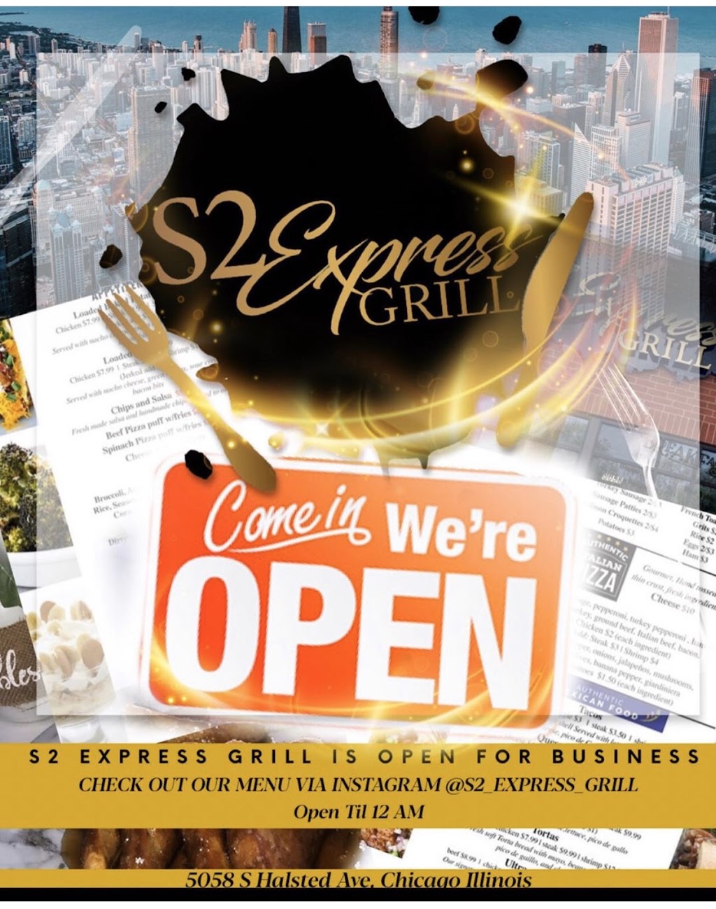 S2 Express Grill | 129 E 103rd St, Chicago, IL 60628, USA | Phone: (773) 629-8125