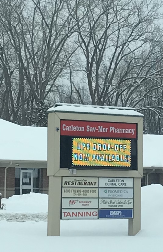 Carleton Sav-Mor Pharmacy | 201 Medical Center Dr, Carleton, MI 48117, USA | Phone: (734) 654-6252