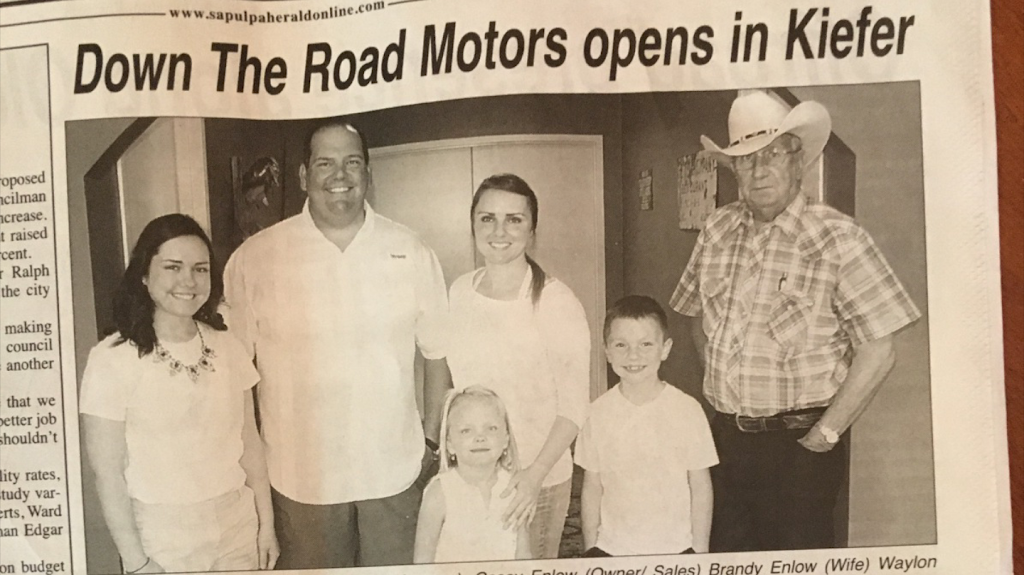 Down The Road Motors | 4 N A St, Kiefer, OK 74041, USA | Phone: (918) 321-3300